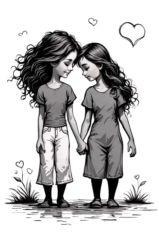 Mom Son Holding Hands