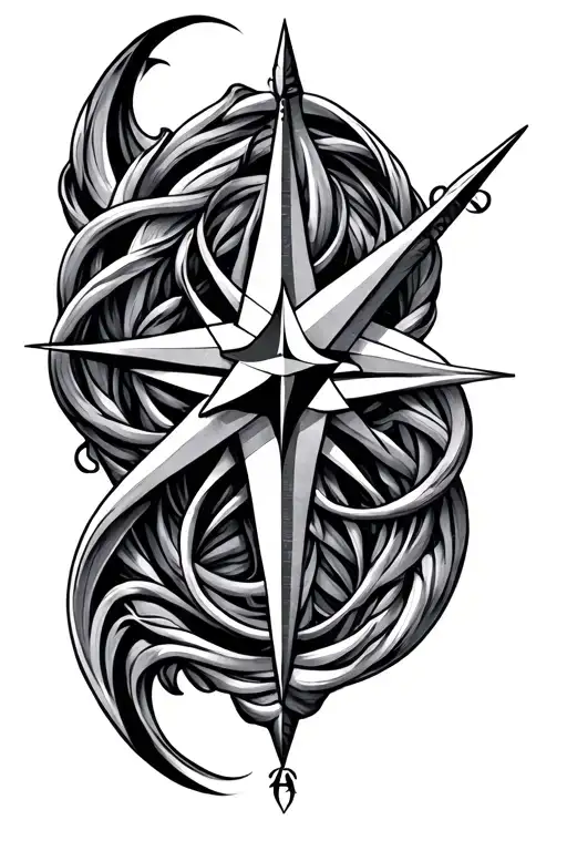 Compass Rose Intertwined