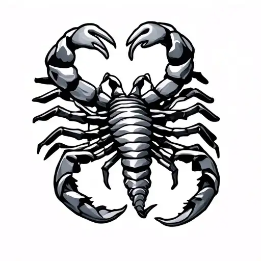 Scorpio And Olimpic Rings Intertwined