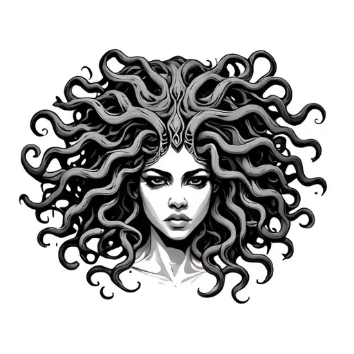 African American Medusa
