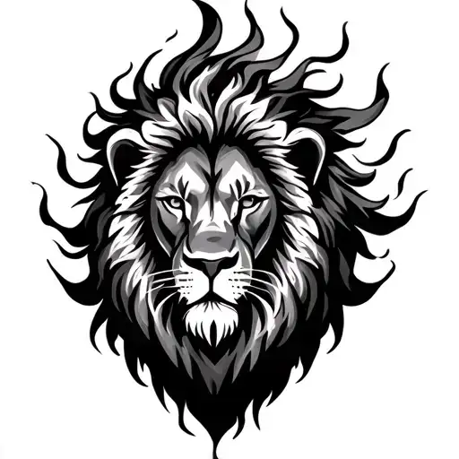 Lion Flaming Mane Made