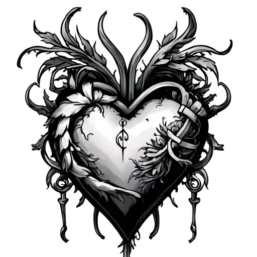 S S Enlaces In A Heart