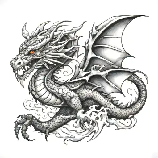 Dragon Breathing Fire