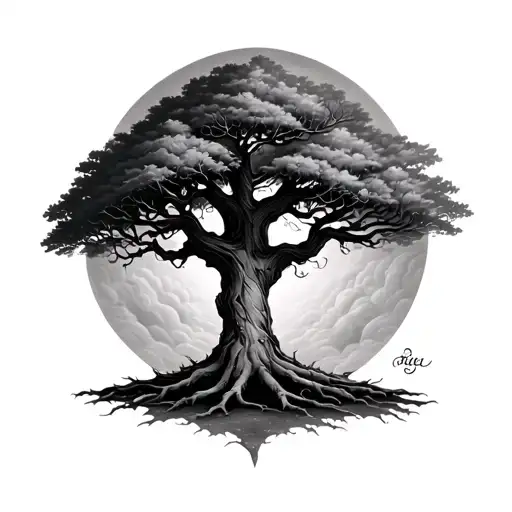 Surreal American Sycamore Tree Witchy