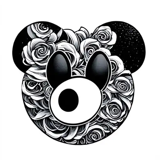 Semicolon Mickey Head Fly Away