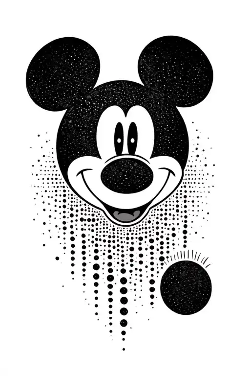 Semicolon Mickey Mouse Head Instead Of A Dot Work
