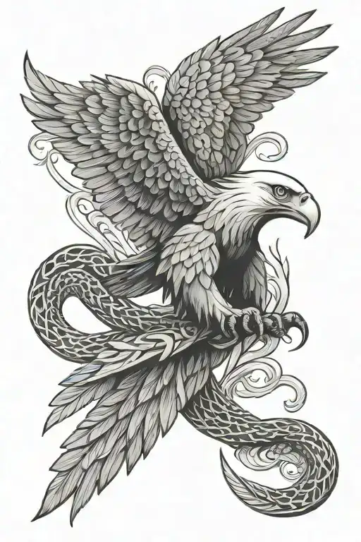 Eagle And Serpent