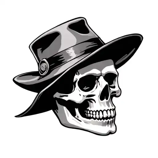 Skull And Hat