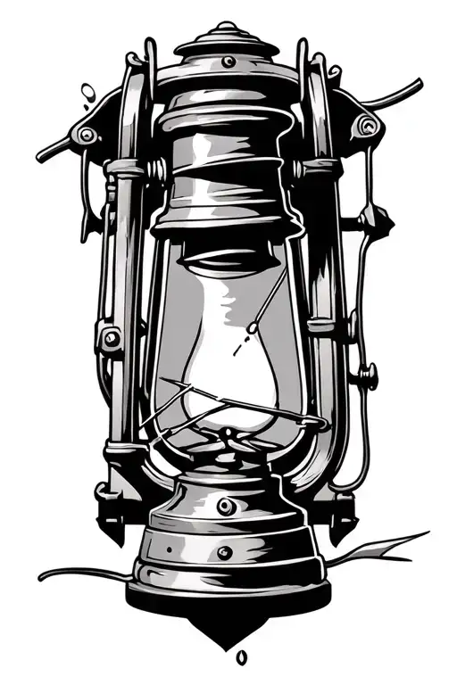 Miners Lamp And Tags Sleave