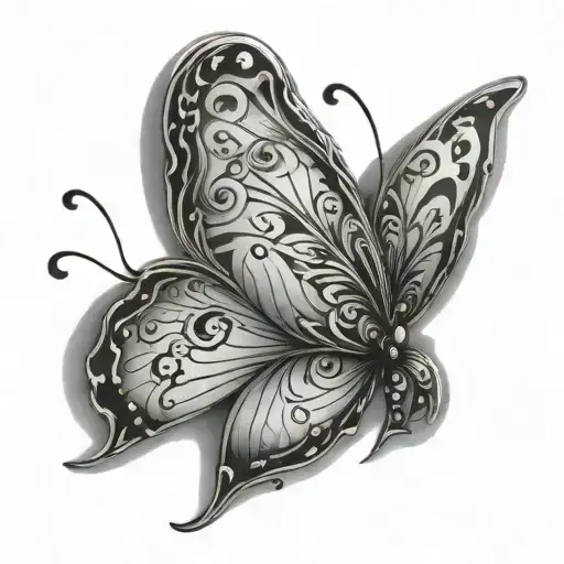 381 In Shape Of Butterfly