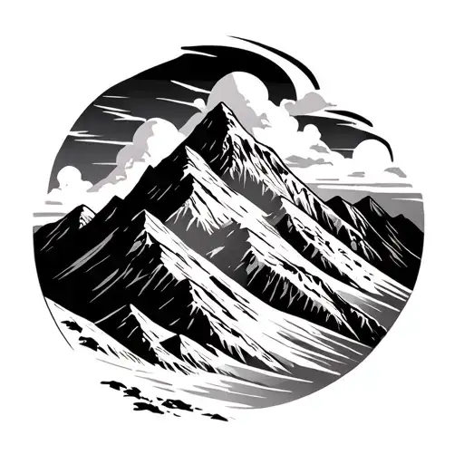 Running Up A Mountain Range