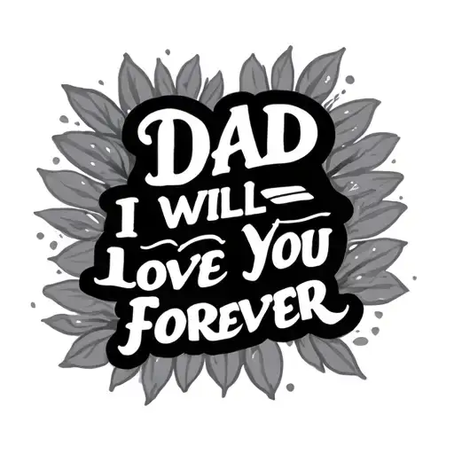 Dad I Will Love You Forever