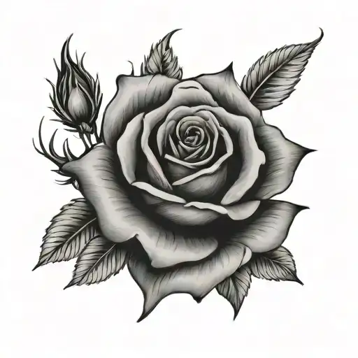 Small Black Rose Near Eye Socket