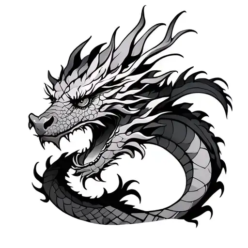 I Have Already Tattoo Of Dragon With Patterns On My Half Sleeve But I Have Too Covered It