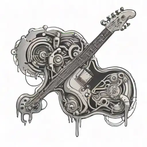 Electric Guitar And Computer Science And Cybersecurity