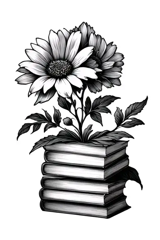 Books Growing As Flowers