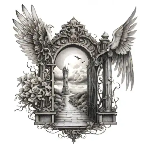 Light Simple Gates Of Heaven Something Angelic Something