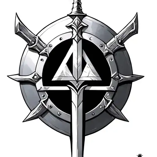 Triforce Master Sword Zelda Shield