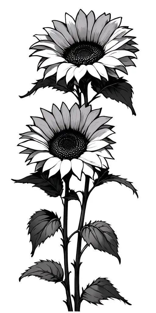 Sunflowers Barb Wire