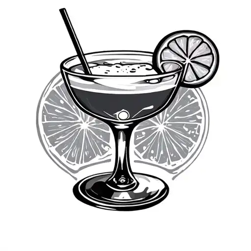 Cyptkeeper With Cocktail Glass Filled