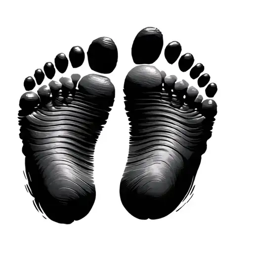 Memorial For Miscarried Baby Girl Footprints