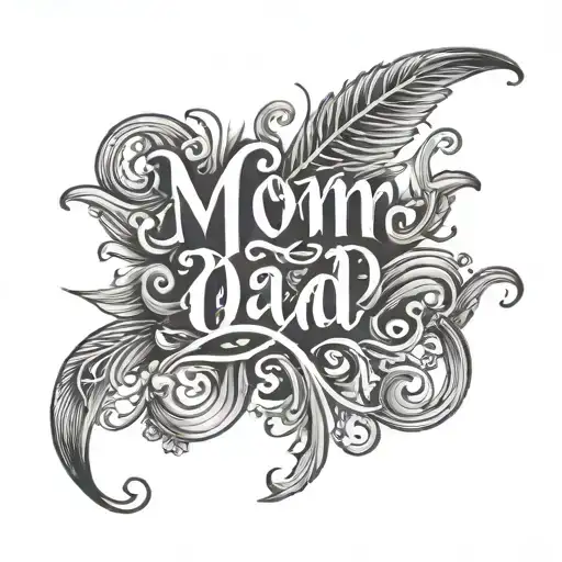 Mom And Dad Written In Farsi