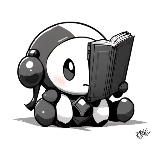 Overwatch Pachimari Reading A Book