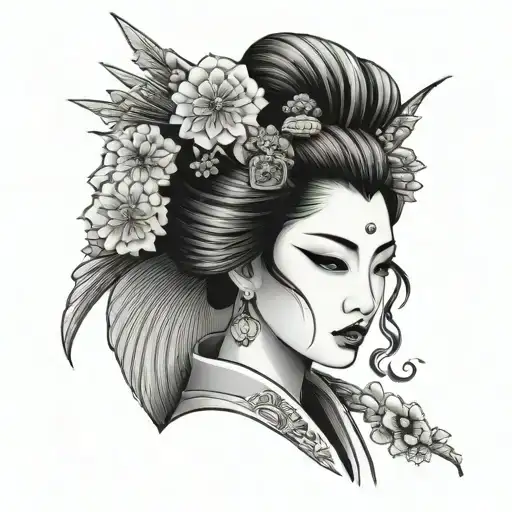 Geisha Face Straight