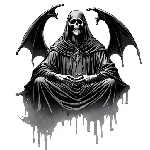 Dark Cathedral Grim Reaper Sitting