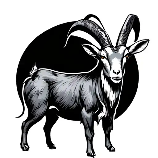 Metal Goat Standing
