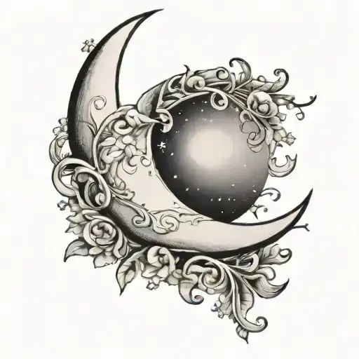 Crescent Moon Shining