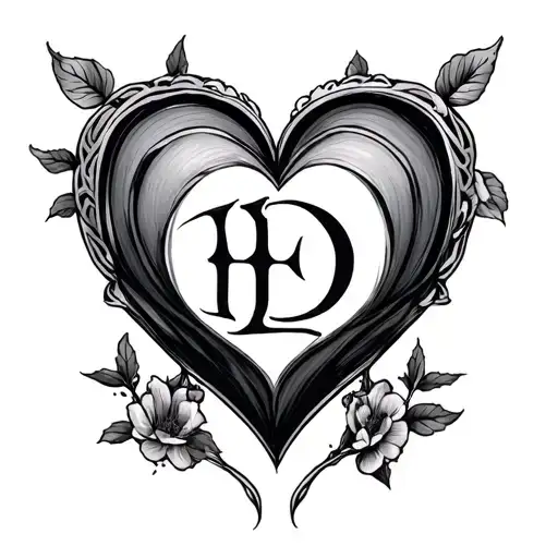 Heart Initials