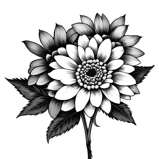 Chrysanthemums On The Face