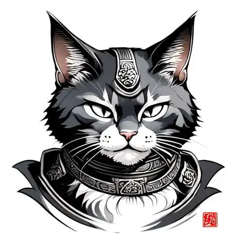 Samurai Cat