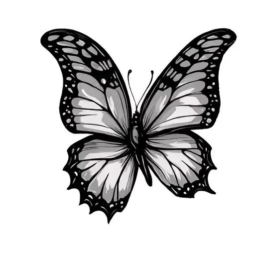 Butterfly Flying