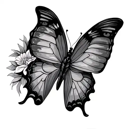 Butterfly Flying