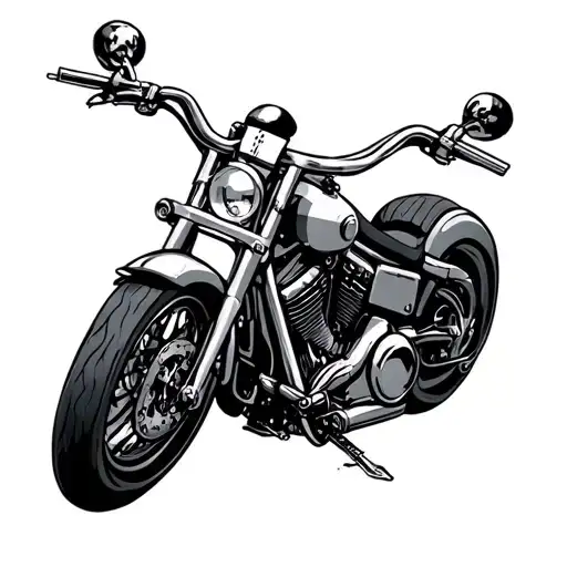 Cross With Motorcycle Details