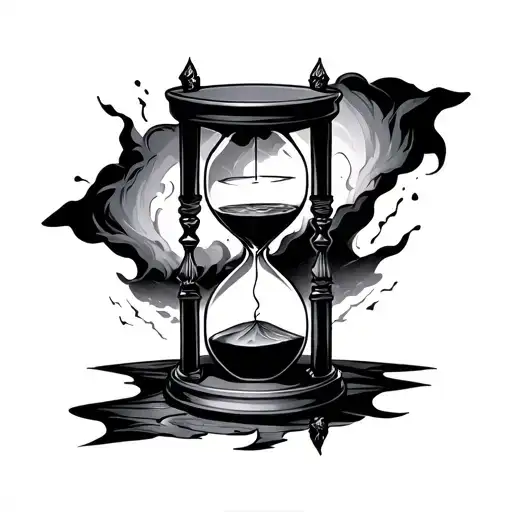 Hourglass And Storm