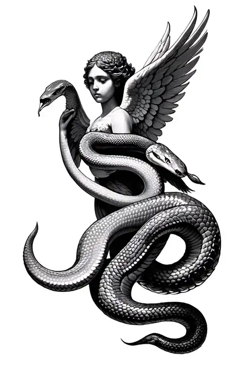 Snake And Angel