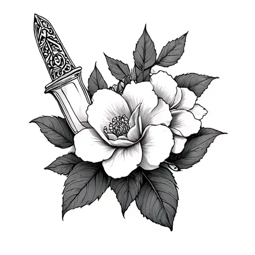 Jasmine And Crystal Knife