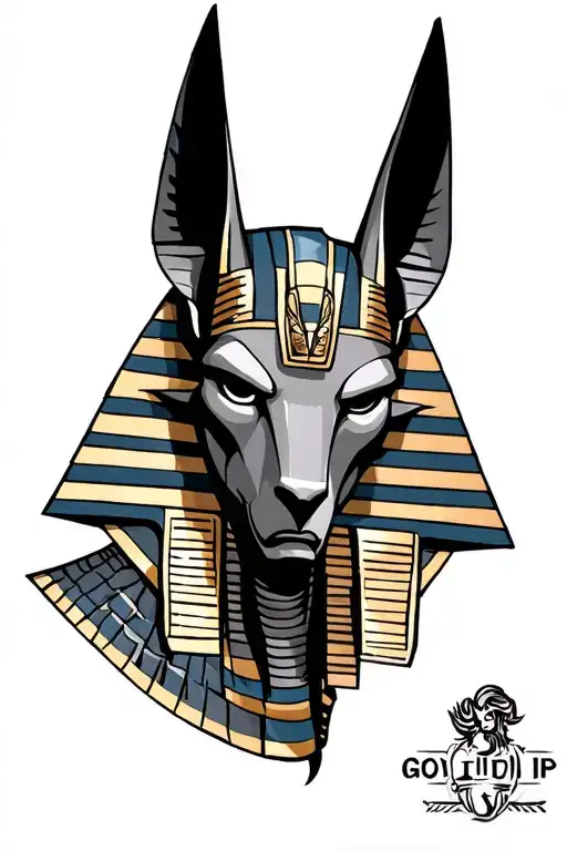 Egypt God Angry Anubis