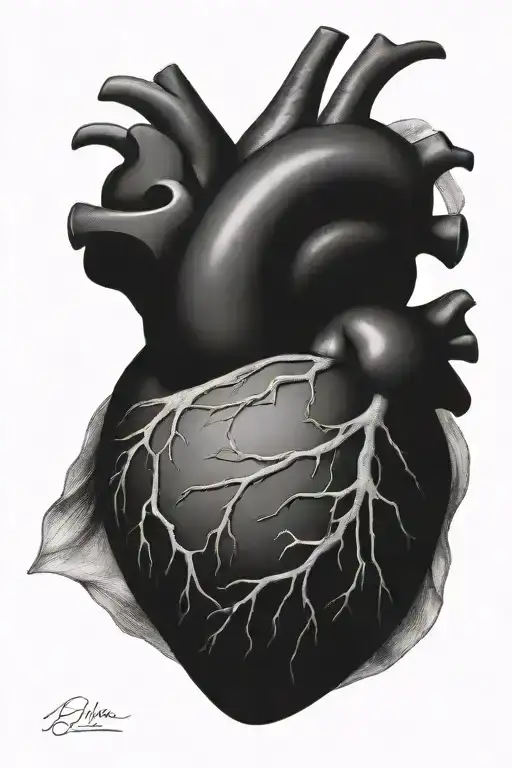 Realistic Heart With The Name Giulio