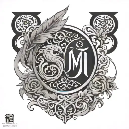 A Tatto Design Based On Concept Meaning Of Two Persian Name Of Kimia And Nima
