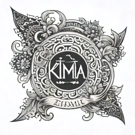 A Tatto Design Based On Concept Meaning Of Two Persian Name Of Kimia And Nima