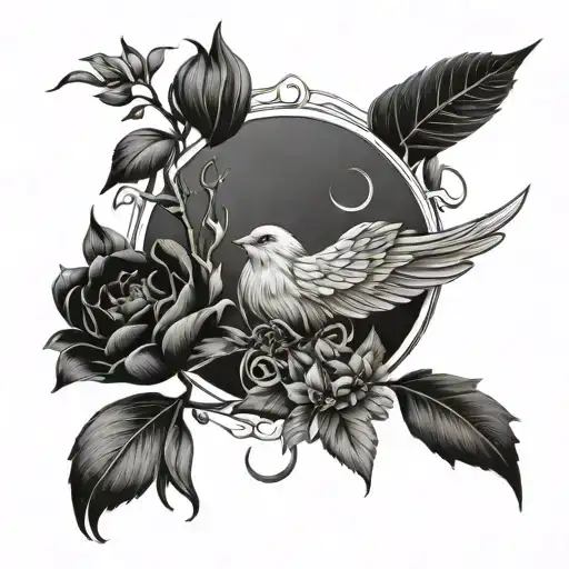 A Tatto Design Based On Concept Meaning Of Two Persian Name Of Kimia And Nima