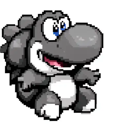 Pixelated And Hd Yoshi