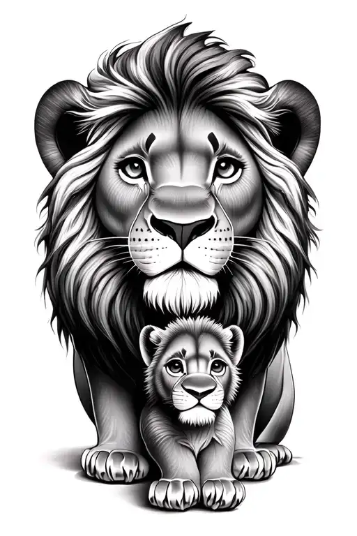 I Want Simba The King Lion As A Baby Lion That Has De Name Delicia Jefemeija Down Below