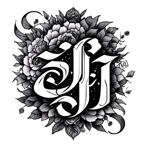 J J A Calligraphy Design
