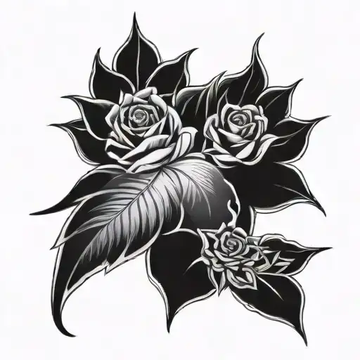 Couples Tattoo With J And M