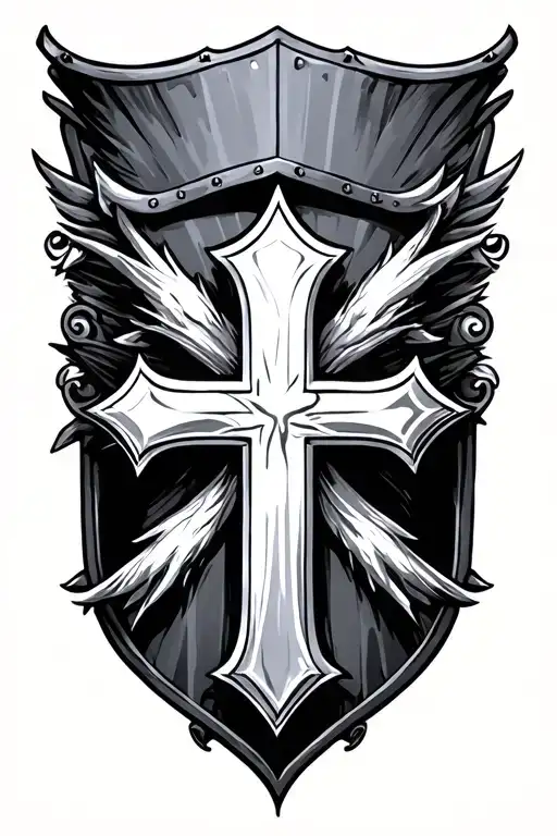 Cross And Sheild